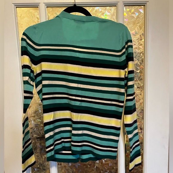 Multi stripe Merona cardigan M - Picture 4 of 6